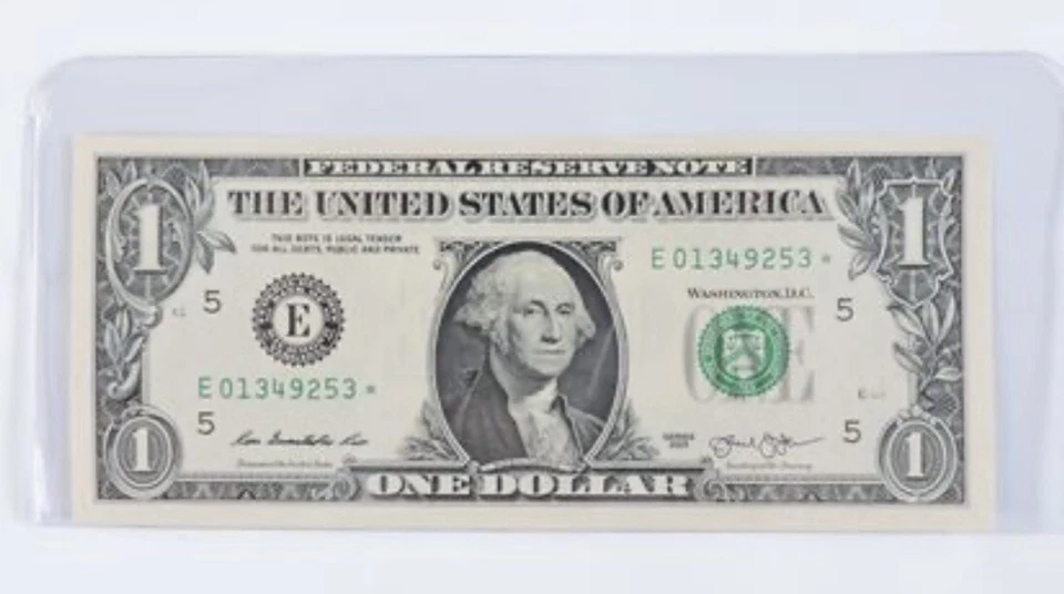 США 2013 $1 звезды банкноты ** 3 банкноты последовательные серийные номера ** - Изображение 4 из 4