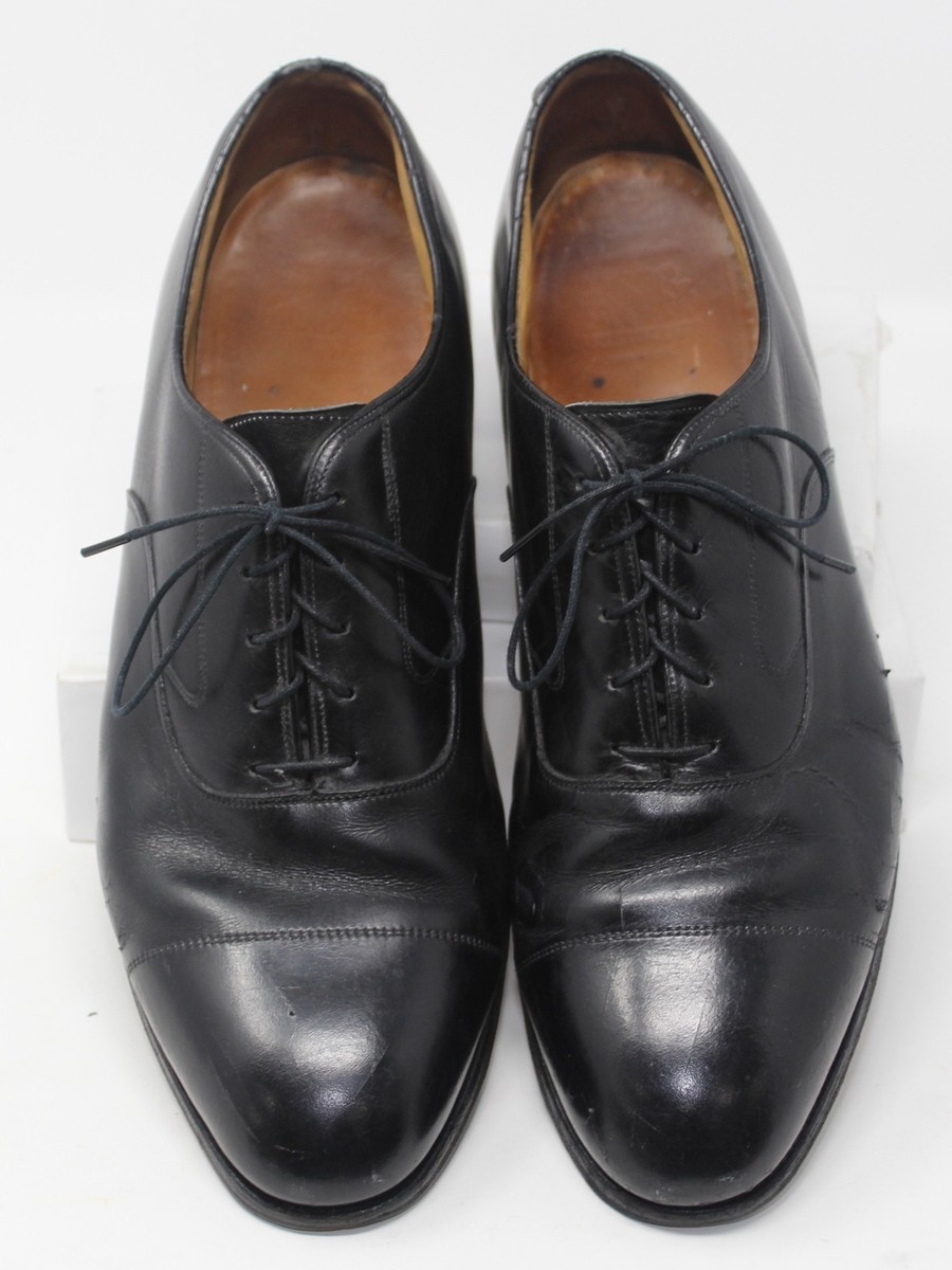 Johnston & Murphy Crown Aristocraft Black Leather Oxford  display picture 3