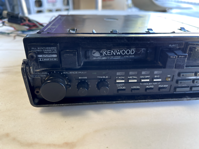KENWOOD KRC-626 AM/FM Cassette Car Stereo Vintage 1990's (Used) | eBay