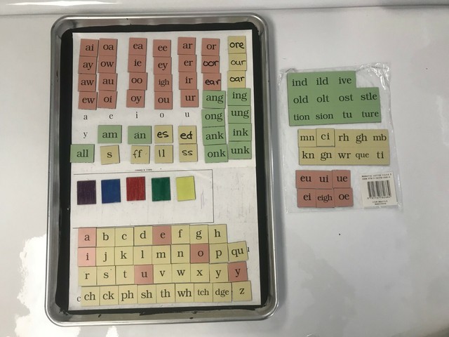 Magnetic Letter Tiles 3 Fundations By Barabara Wilson 2003 Print 