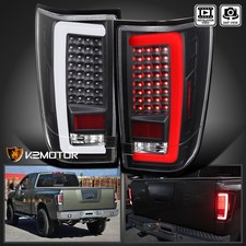 Fits 2004-2015 Titan Se Le Black Led Tube Tail Lights Brake Lamps Leftright