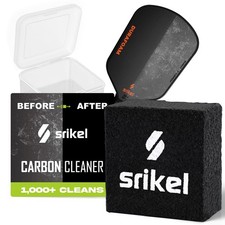 Srikel Pickleball   Paddle Cleaner Eraser with Carrying 2 inches x 2", Black