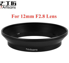 7artisans 12mm F2.8 Camera Lens UV CPL Filter Converter Hood Bracket