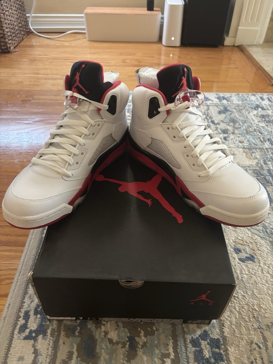 Size 9 - Air Jordan 5 Retro 2013 Fire Red for sale online | eBay