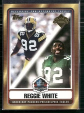 2006 Topps #HOF-RW Reggie White Hall of Fame Class of 2006