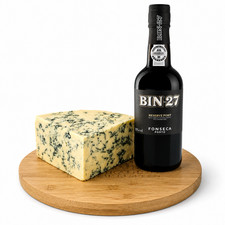 Port & Stilton Gift Box hamper- 500g +/- 5% of Finest Stilton Cheese & Fonseca