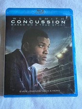 NEW Concussion, Will Smith (Blu-ray, 2015) , sealed