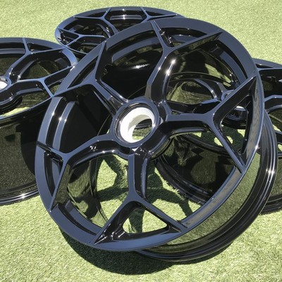 20 LAMBORGHINI HURACAN PERFORMANTE CENTER LOCK WHEELS RIMS OEM SET OF 4 GLOSSY