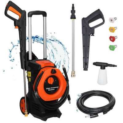 #ad Electric High Pressure Washer 4500PSI Power Washer with Telescopic Handle Orange $75.99