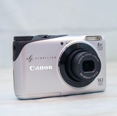 Canon PowerShot A2200 Silver Compact Digital Camera Excellent