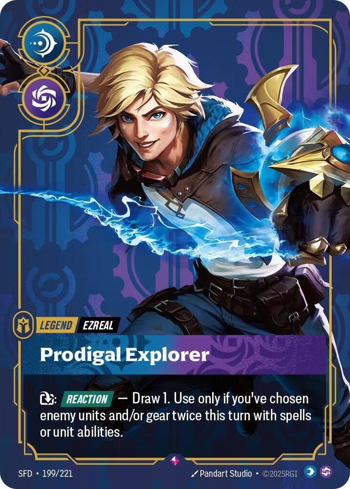 Riftbound TCG Ezreal - Prodigal Explorer - Spiritforged | eBay