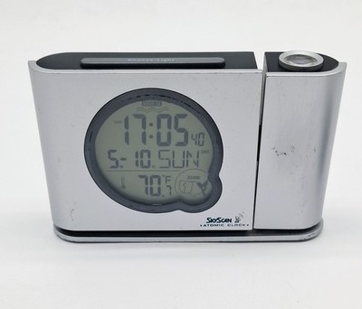 SkyScan 31269 Atomic Projection Alarm Clock Digital Radio Controlled Temperature