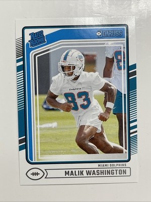 2024 Panini Donruss  Yellow Press Proof Malik Washington #397