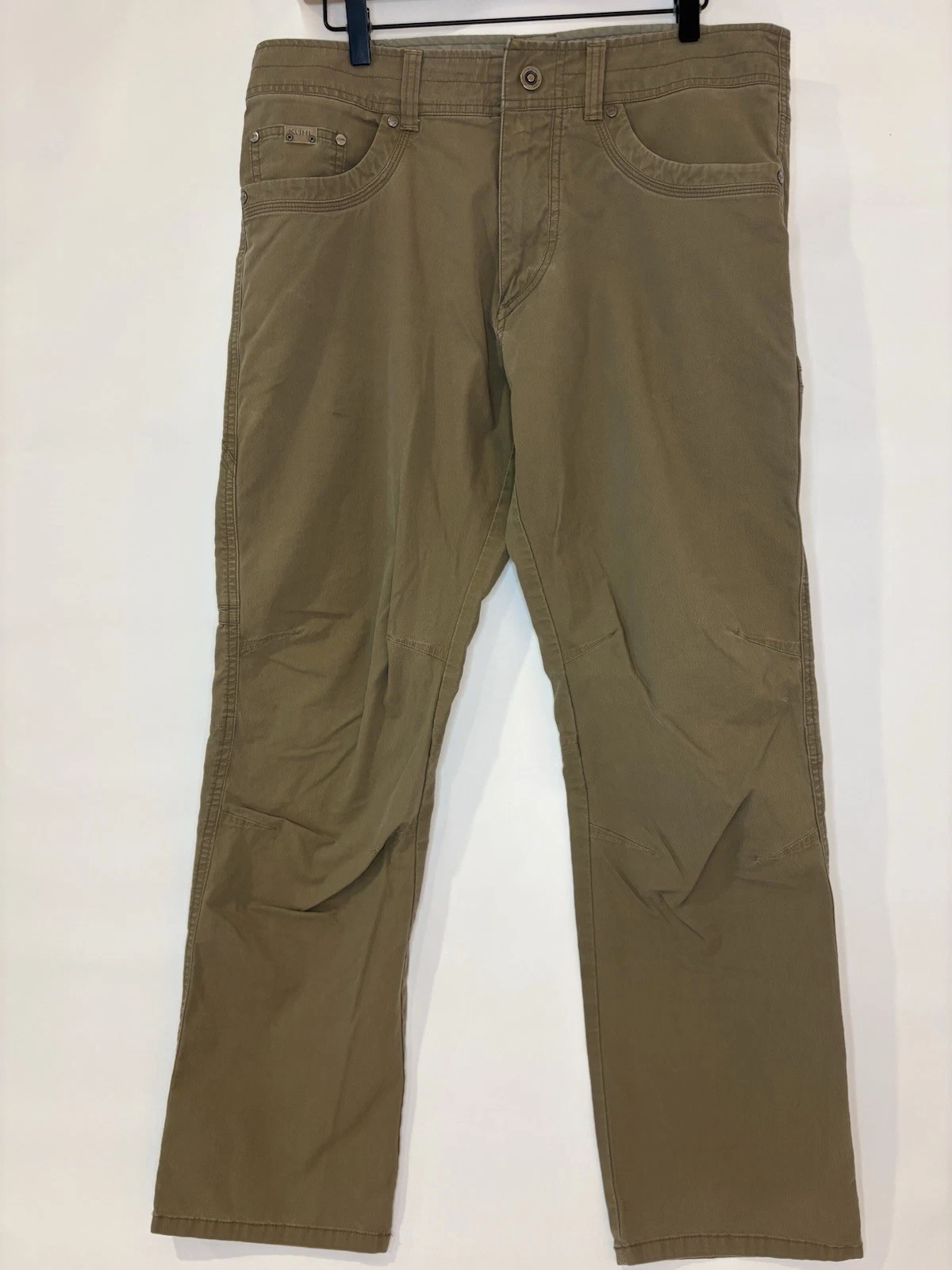 Kuhl Pants Mens 34x32 Khaki Outdoor Hiking Work REVOLR