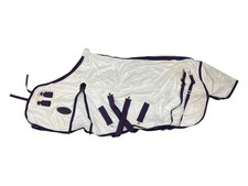 Weatherbeeta Comfitec Essential Mesh II Fly Sheet - White/Purple - 60" - USED