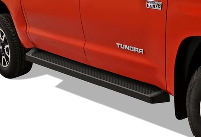 iBoard Black Running Boards Style Fit 07-21 Toyota Tundra CrewMax Cab