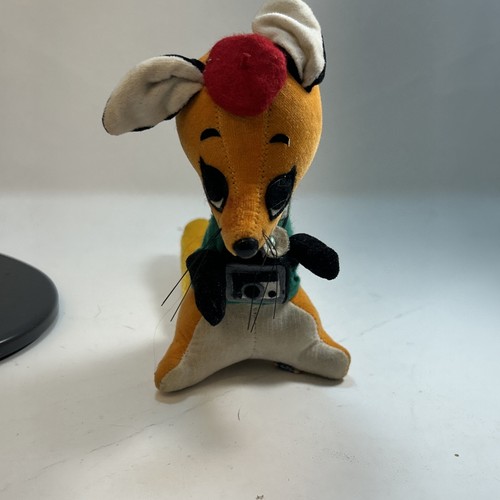 Vintage Dream Pets R. Dakin Fuchs mit Kamera Plüsch - Japan 60er Sammler Spielzeug  - Bild 4 von 8