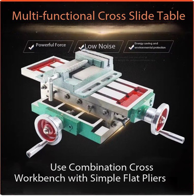350*140 Precision Cross Table Manual Pallet Slide Multi-Function Milling Machine