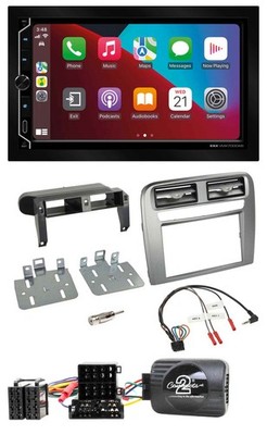 ESX 2DIN DAB USB Steering Wheel Bluetooth Car Stereo for Fiat GrandePunto 05-06 Anthracite