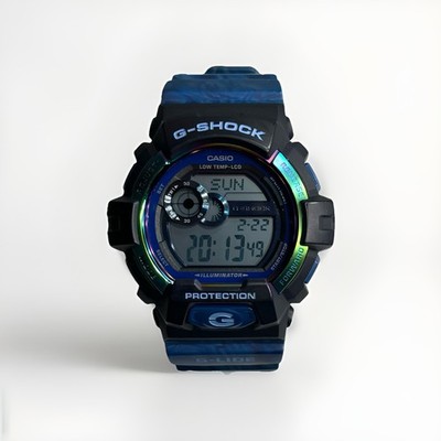 Casio G-shock GLS-8900AR Blue G-Lide Men s Watch Solar Module:3422 | Tested