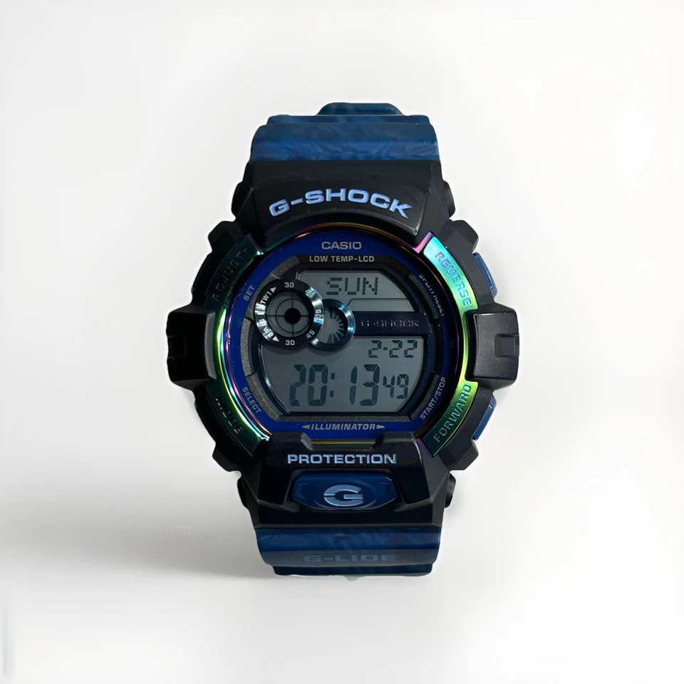 Casio G-shock GLS-8900AR Blue G-Lide Men’s Watch Solar Module:3422 | Tested - Bild 1 von 4