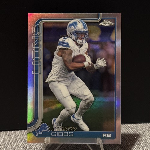 2025 Topps Chrome Jahmyr Gibbs Detroit Lions Football Card #101