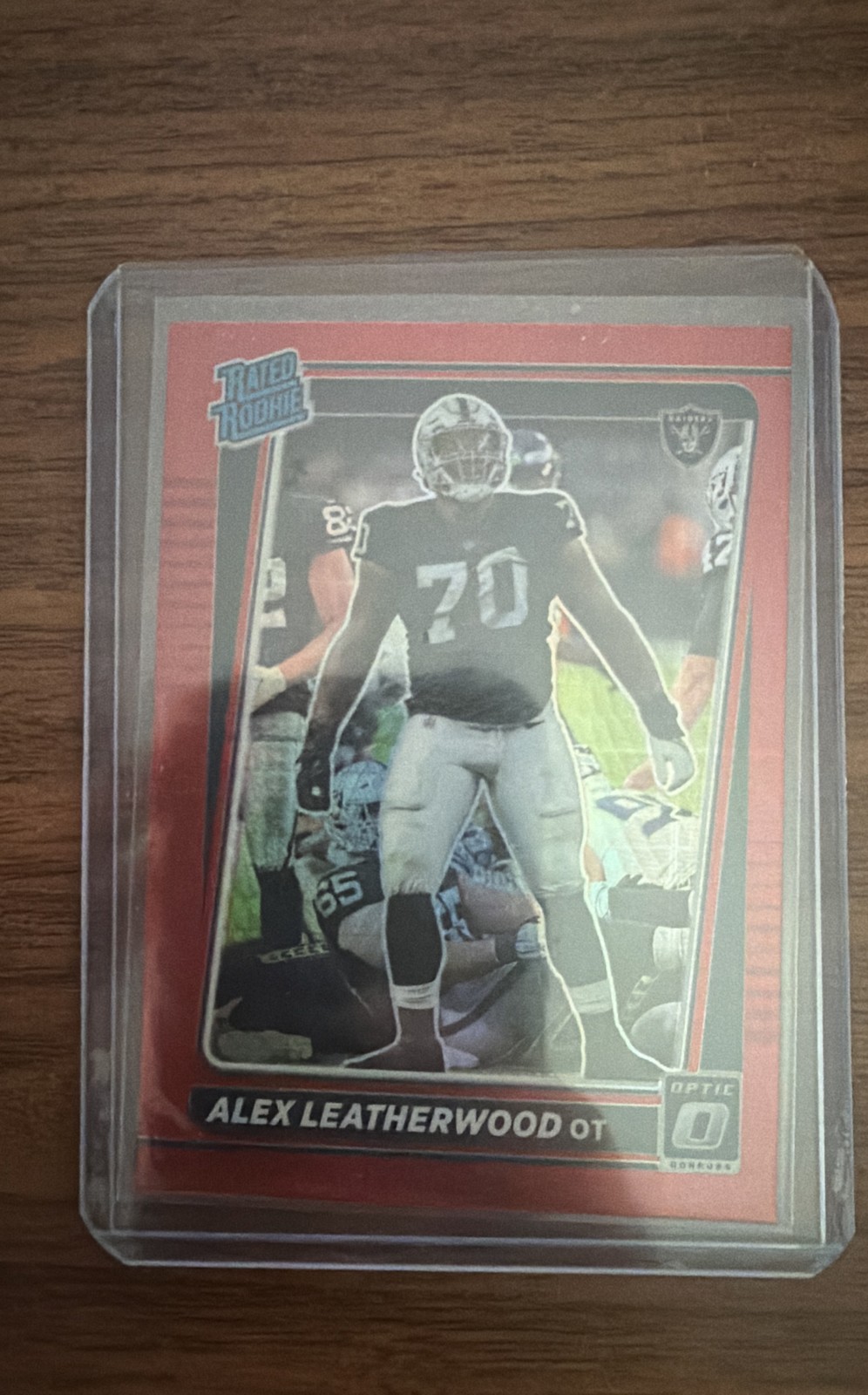Alex Leatherwood Panini Donruss Optic #266 Red