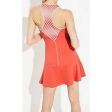 Lacoste Women's Technical Jersey Tennis Tank Dress Mango Tree red 6