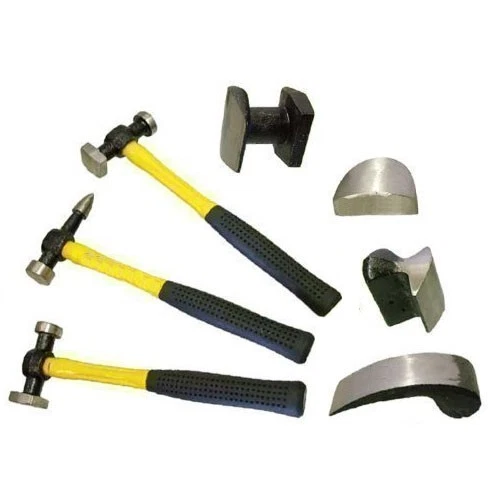 DENT PULLER SLIDE HAMMER + 7PC FIBRE GLASS PANEL BEATERS REMOVAL BEATING TOOLS — 第 2/3 张图片