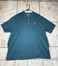 Orvis 2XL Polo Shirt Green Pique Cotton Embroidered Fly Fishing Logo Casual
