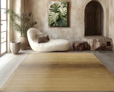 Multi Size LoomBloom Pistacchio Hand Tufted Wool Modern Ombre Designer Area Rug