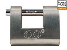 Faithfull  Brass Shutter Padlock 80Mm