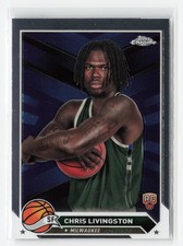 2023-24 TOPPS CHROME CHRIS LIVINGSTON #46 RC BUCKS