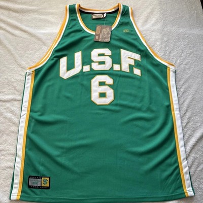 Bill Russell USF #6 Hardwood Legends Throwback Jersey Men s sz XL NWT