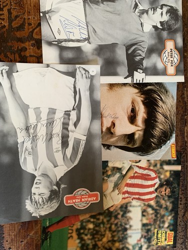 Stoke City Autogramme handsignierte Poster Fußball Autogramme