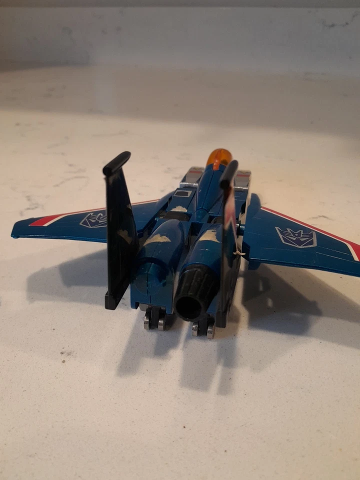 Thundercracker 1985 Vintage Hasbro G1 Transformers F-15 Fighter Action Figure - Image 4 of 4