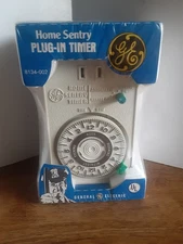 Vintage GE Home Sentry Variable Plug-In Timer Unopened New 1970s/80s,  8134-002