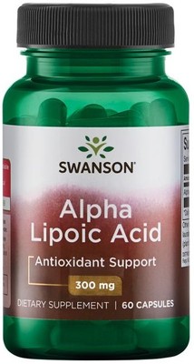 Swanson Alpha Lipoic Acid, 300mg - 60 caps (353,33 EUR/kg)