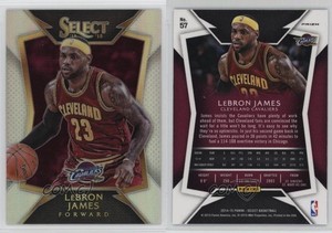 2014-15 Panini Select Concourse Silver Prizm LeBron James #57