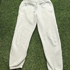 TNA Boyfriend Sweatpants Womens Medium M Gray Fleece READ
