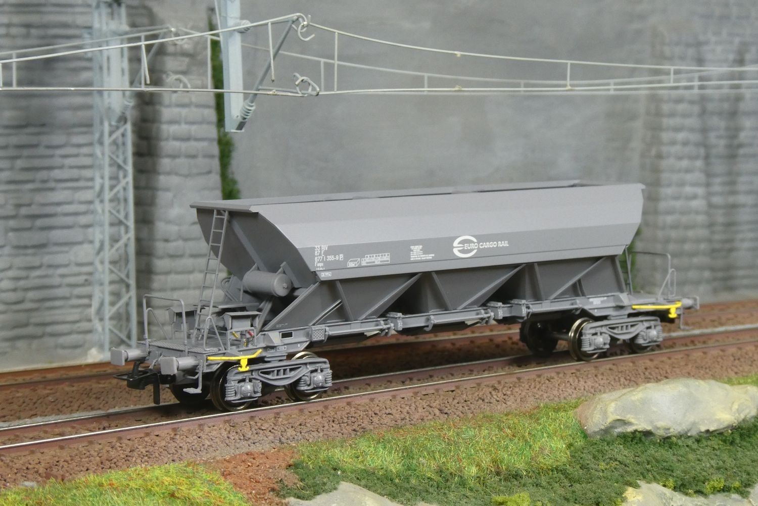 Wagons trémies EX Type 1 Ree Modeles WBECR-1 pour gare de triage HO
