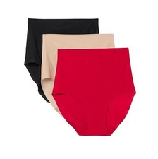 Chantelle Lingerie L9729 Womens Multi Soft Stretch 3-Pack High Waist Briefs OS