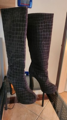  Roberto Cavalli Just Brown High Boots Sexy Heel