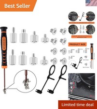 Durable S2 Steel M.2 SSD Mounting Screw Kit for ASUS, Gigabyte, MSI - 19 Pieces