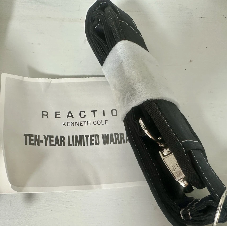 Kenneth Cole Reaction Black 22” Rolling Duffel w Shoulder Strap New NWOT - Image 4 of 4