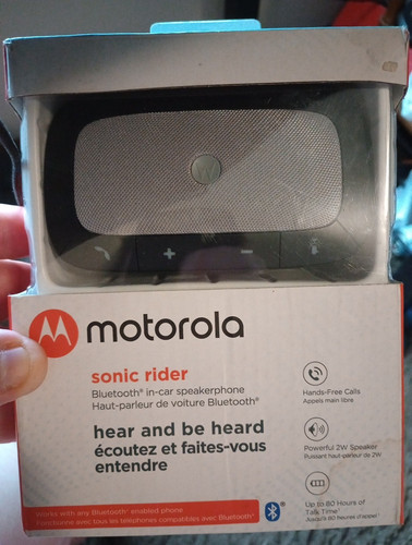 Motorola Sonic Rider Bluetooth In-Car Wireless Speakerphone 89589N.
