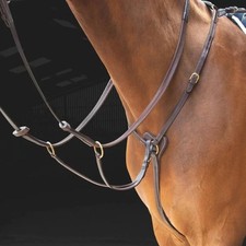 Shires Salisbury 3-Point Breastplate - Australian Nut FULL