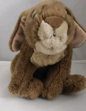 1999 Animal Alley Toys R Us Lop Ear Rabbit Plush Stuffed Bunny Weighted Brown