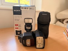 Sony HVL-F43M External Flash Speedlight &ndash; Boxed + Case &ndash; Excellent Condition