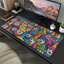 1pc Mouse Pad, Clown Drama Show Competition Theme, Clown Celebration Anti-Slip